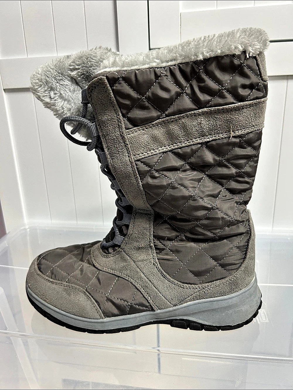 Itasca Maggie II Women's Winter Boots in gray US 7